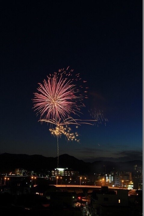 8月4日 日 多治見市制記念花火大会の開催に向けて マイティーライン