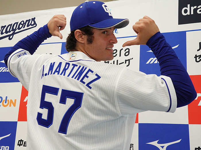 元中日ドラゴンズ マルティネス ユニフォーム Oサイズ #92 元中日