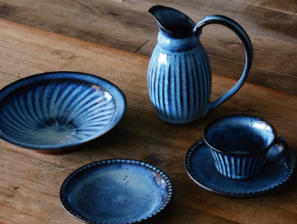 白岩焼和兵衛窯 渡邊葵作陶展『北の蒼』【ORIBE NAGOYA】 | 多治見市の